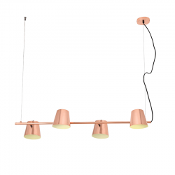 Aca EF27P4102CP Φωτιστικό Οροφής Χάλκινο Ayran