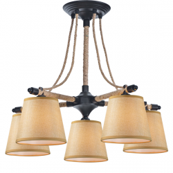 Aca EG165075C Φωτιστικό Οροφής Πολύφωτο Κρεμ/Μπεζ Gavdos