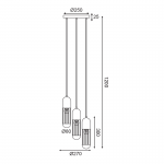 Aca HM173P27WH Φωτιστικό Οροφής Λευκό Lab