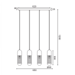 Aca HM174P65WH Φωτιστικό Οροφής Λευκό Lab