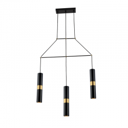 Aca HM853P66BK Φωτιστικό Οροφής Σποτ Μαύρο Da Vinci