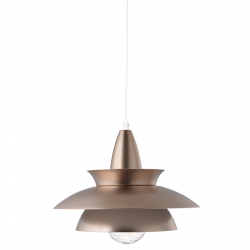 Aca KS07881PCG Φωτιστικό Οροφής Μπρονζέ Brooklyn