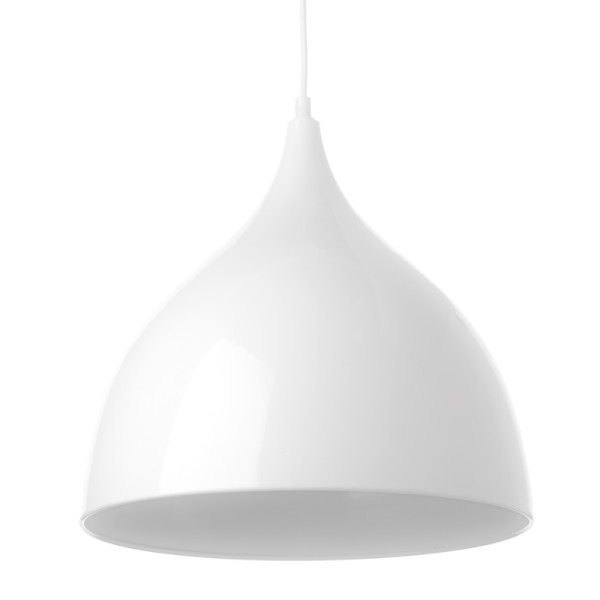 Aca KS174335WH Φωτιστικό Οροφής Καμπάνα Λευκό Roxanne Aca KS174335WH Φωτιστικό Οροφής Καμπάνα Λευκό Roxanne