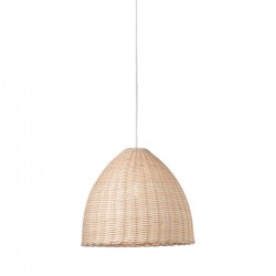 Aca ML1013021N Φωτιστικό Οροφής Καλάμι Κρεμ/Μπεζ Oia