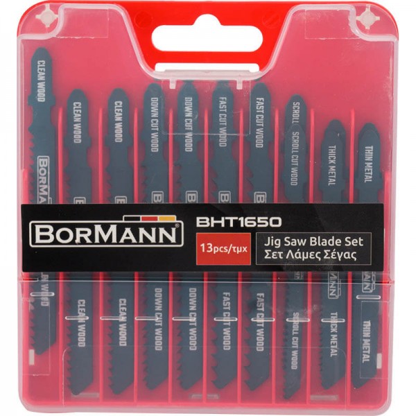 Bormann BHT1650 Σετ Λάμες Σέγας 13Τμχ (035510)