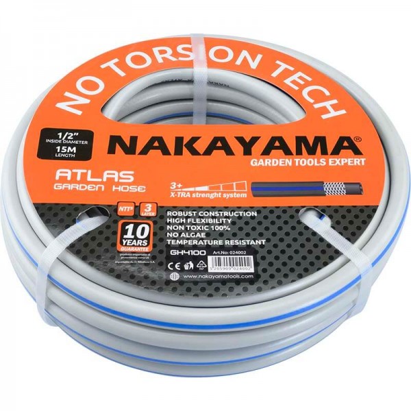 Nakayama GH4700 Λάστιχο Atlas 3 επιστρώσεις 25m 3/4 (032427)