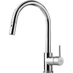 Armando Vicario Fluo 18780-100 Μπαταρία Κουζίνας με Συρόμενο Ντους 