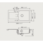 SCHOCK CRISTALITE MANHATTAN 30100-1451 ΝΕΡΟΧΥΤΗΣ ΕΝΘΕΤΟΣ 100X51 CONCRELE BETON