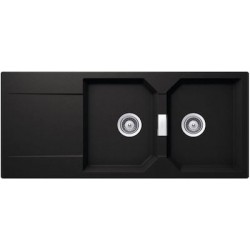 Schock Manhattan Cristalite 30300-1401 Ένθετος Νεροχύτης 116x51cm Nero