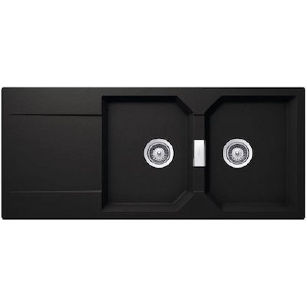 Schock Manhattan Cristalite 30300-1401 Ένθετος Νεροχύτης 116x51cm Nero