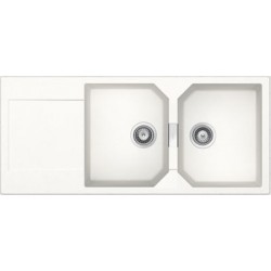 Schock Manhattan Cristalite Ένθετος Νεροχύτης 116x51cm SuperWhite