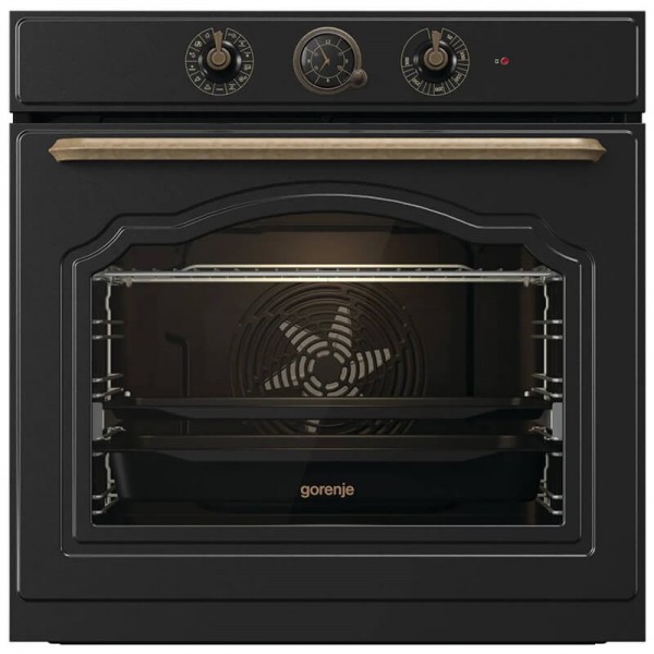 Gorenje BOS67372CLB Εντοιχιζόμενος Φούρνος με Λειτουργία Ατμού