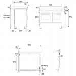 Bertazzoni HER10 5I 3E AV T Κουζίνα με Επαγωγικές Εστίες