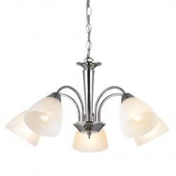 Aca DLX7395 Φωτιστικό Οροφής Ασημί Byron