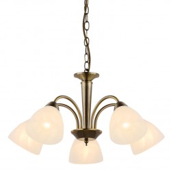 Aca DLX7395BR Φωτιστικό Οροφής Μπρον΄ζέ Byron