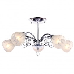 Aca FMX51495 Φωτιστικό Οροφής Ασημί Cardinal