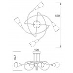 Aca MC542NM4 Φωτιστικό Σποτ ΙΙΙΙ Νίκελ Kamet