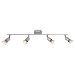 Aca MC634SL4 Φωτιστικό Σποτ ΙΙΙΙ Ασημί Trinity