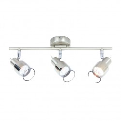 Aca MC6563 Φωτιστικό Σποτ ΙΙΙ Νίκελ Platinum