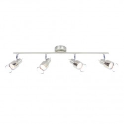 Aca MC6564 Φωτιστικό Σποτ ΙΙΙΙ Νίκελ Platinum