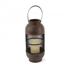 Aca F0711110 Nougat Διακοσμητικό Φωτιστικό Φαναράκι LED Μπαταρίας