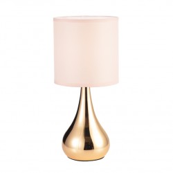 Aca KS1178T1PG Φωτιστικό Πορτατίφ Ορειχάλκινο/Ροζ Bellatris