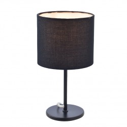 Aca MT3000B Φωτιστικό Πορτατίφ Μαύρο Arioso