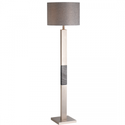 Aca ML306411FS Επιδαπέδιο Φωτιστικό Γκρι Luxor