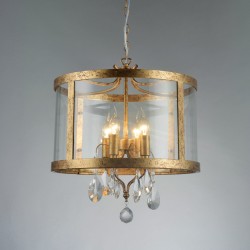 Aca AD80375 Φωτιστικό Οροφής Ορειχάλκινο Ronnie