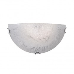 Aca DL081302 Φωτιστικό Επίτοιχο Απλίκα Κρυσταλιζέ Γυαλί Force