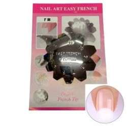 Μεταλλικό Εργαλείο Για Γαλλικό Μανικιούρ Nail Art Easy French F