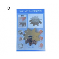 Μεταλλικό Εργαλείο Για Γαλλικό Μανικιούρ Nail Art Easy French D