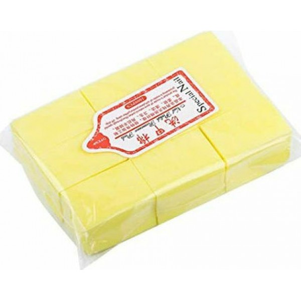 Βαμβάκι Σε Φύλλο Για Αφαίρεση Βερνικιού 1000 Τμχ - Nail Polish Remover Pads Yellow