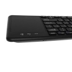 Andowl Q-WK808 Ασύρματο Πληκτρολόγιο με Touchpad Αγγλικό - Μαύρο