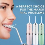 Επαναφορτιζόμενη Συσκευή Καθαρισμού Δοντιών με πίεση νερού Oral Irrigator PPS Pulse Ροζ