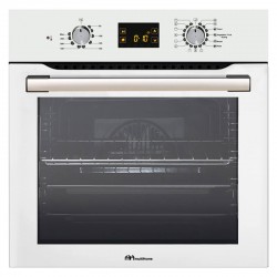 MultiHome MH-6061 White Glass Εντοιχιζόμενος Φούρνος Ηλεκτρικός
