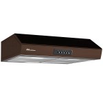 MultiHome MH-6681 Dark Brown Ελεύθερος Απορροφητήρας 2 Μοτέρ 60cm