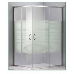 DORA - ΚΑΜΠΙΝΑ - ΓΥΑΛΙ ΜΕ ΓΡΑΜΜΕΣ 120*80*185 ΣΧΕΤΗ