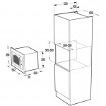 Gorenje BM235CLB Classico Εντοιχιζόμενος Φούρνος Μικροκυμάτων με Grill 034062101