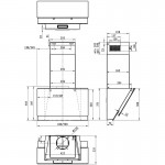 Gorenje WHI649EXBG Απορροφητήρας Καμινάδα Μαύρο Γυαλί 065038101