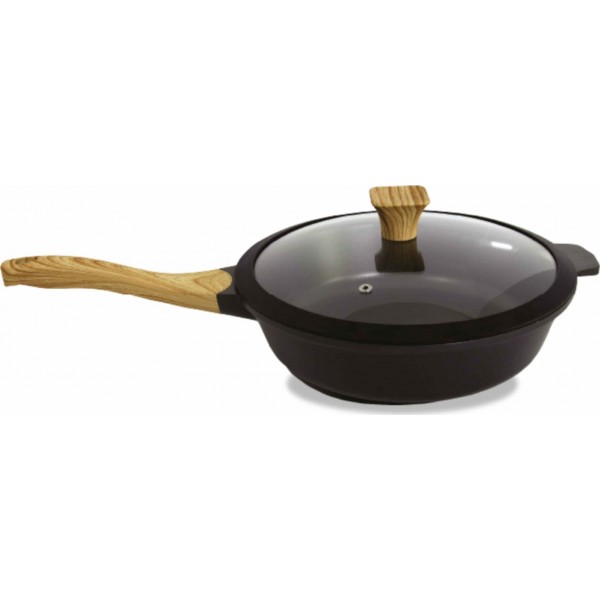 GRUPPE  KESJ28 ΤΗΓΑΝΙ ΒΑΘΥ ΜΕ ΚΑΠΑΚΙ 28CM