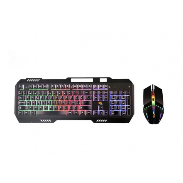 Yelandar Σετ Gaming Πληκτρολόγιο + Ποντίκι RGB JX-KT555