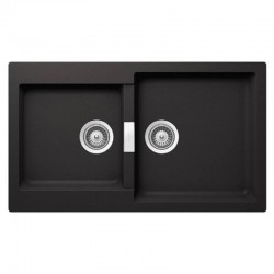 Schock Cristalite Manhattan 30290-1401 Nero Νεροχύτης Γρανιτένιος Ένθετος 86x50cm