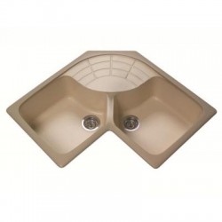 GLORIA TIROLO ΝΕΡΟΧΥΤΗΣ ΣΥΝΘΕΤΙΚΟΣ 83Χ83Χ50ΓΩ ΜΠΕΖ-ΚΑΦΕ (37-2310)