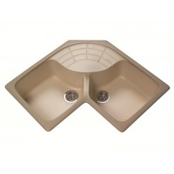 GLORIA TIROLO ΝΕΡΟΧΥΤΗΣ 83Χ83Χ50 ΓΡΑΝΙΤΗ- ΛΕΥΚΟ (53-2310)