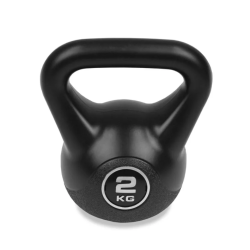 Όργανο Γυμναστικής Kettlebell 2kg Μαύρο