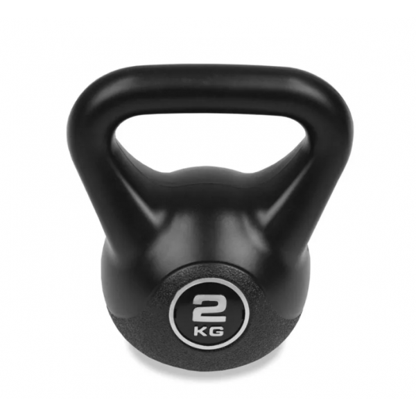 Όργανο Γυμναστικής Kettlebell 2kg Μαύρο