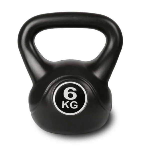 Όργανο Γυμναστικής Kettlebell 6kg Μαύρο