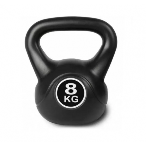 Όργανο Γυμναστικής Kettlebell 8kg Μαύρο