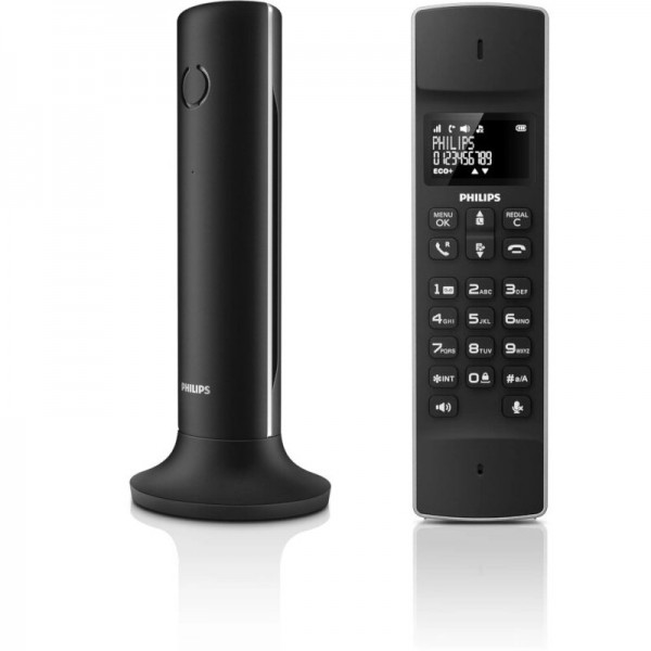 Philips M4501B/GRS Black (Ελληνικό Μενού) Ασύρματο τηλέφωνο με ανοιχτή ακρόαση